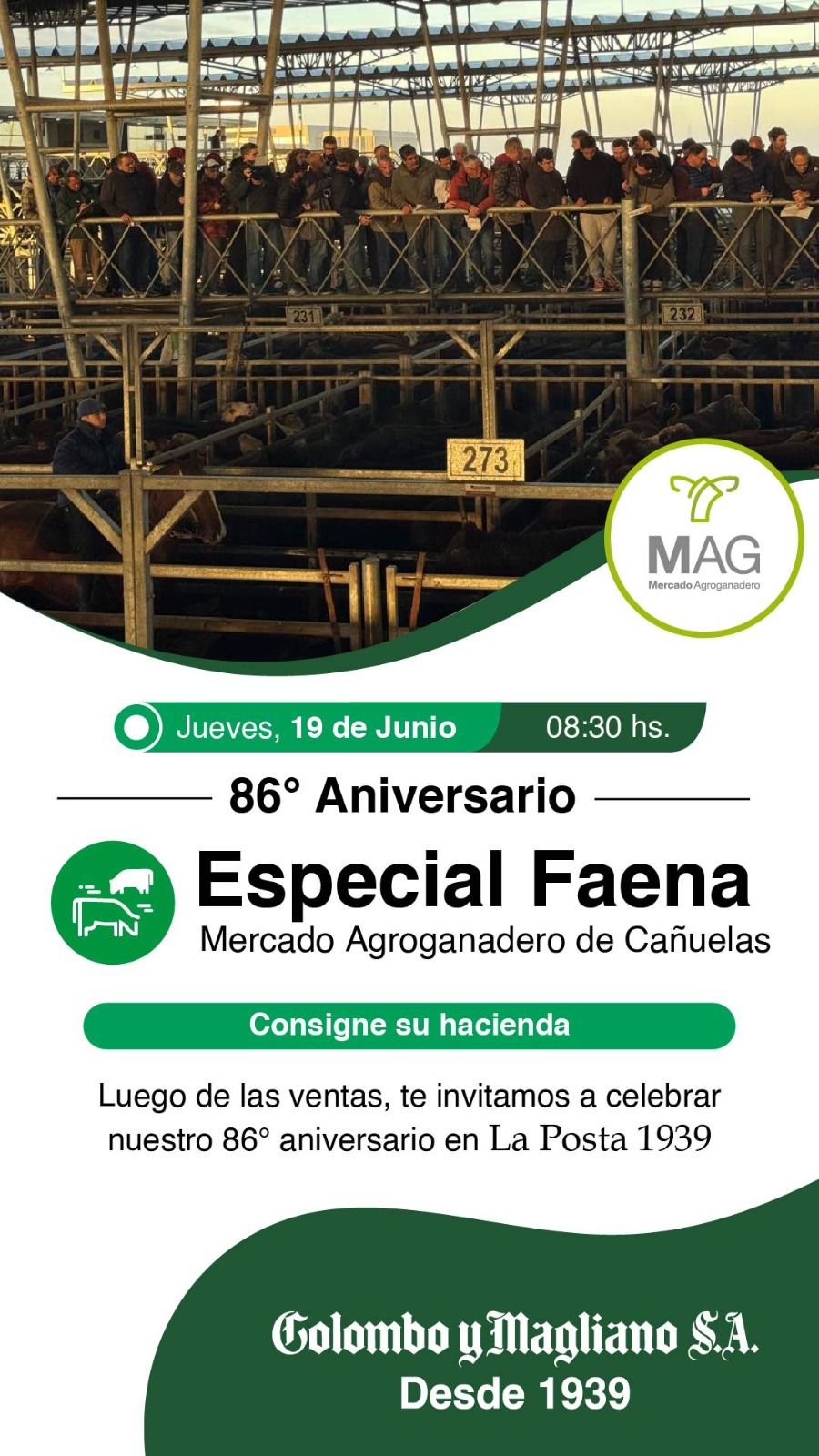 Imagen de 86°Aniversario Especial Faena